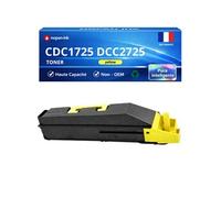 Toner compatible pour Triumph-Adler UTAX 652510016 CDC1725 DCC2725 Jaune 12000 pages