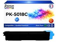 Toner compatible pour Utax 1T02TWCUT0 PK5018 PK-5018C Cyan 11000 pages