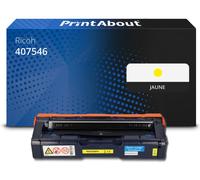 Toner compatible Ricoh 407546 (SP C250E) - Jaune - Très grande capacité