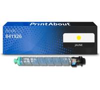 Toner compatible Ricoh 841926 (MP C2503) - Jaune - Grande capacité