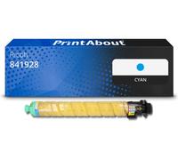 Toner compatible Ricoh 841928 (MP C2503) - Cyan - Grande capacité