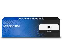 Toner compatible Sharp MX-36GTBA - Noir - Très grande capacité
