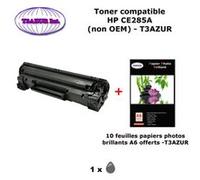 Toner compatible type T3AZUR remplace HP 85A, CE285A pour HP LaserJet M1132 M1212nf P1102 P1109 Noir + 10f papiers photos A6 -T3AZUR G