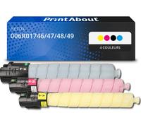 Toner compatible Xerox 006R01746/47/48/49 - 4 couleurs - Multipack