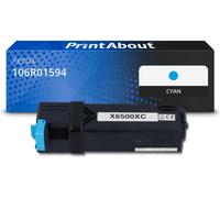 Toner compatible Xerox 106R01594 - Cyan
