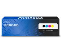 Toner compatible Xerox 106R03480 - 4 couleurs - Multipack