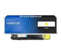 Toner compatible Xerox 106R03738 - Jaune - Très grande capacité
