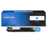 Toner compatible Xerox 106R03740 - Cyan - Très grande capacité