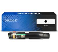 Toner compatible Xerox 106R03757 - Noir - Grande capacité