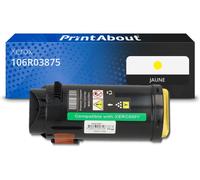 Toner compatible Xerox 106R03875 - Jaune - Très grande capacité