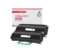 TONER E250A21E E250A11E E250A21E E250A11E Noir x 2 Compatible pour LEXMARK- Lexmark E250 E250D E250DN E350D E352DN