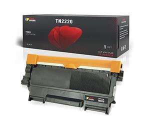 Toner Experte Compatible Brother TN2220 TN2010 Noir Cartouche de Toner Remplacement pour TN-2010 pour DCP-7055 DCP-7065DN HL-2130 HL-2250DN MFC-7360N MFC-7460DN Imprimante