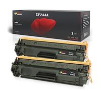 Toner Experte Compatible HP CF244A 44A Noir Cartouche de Toner Remplacement pour CF 244A pour LaserJet Pro M15w M15a MFP M28w M28a M29w Imprimante 2-Pack