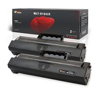 Toner Experte Compatible Samsung MLT-D1042S Noir Cartouche de Toner Remplacement pour D1042S pour ML-1660 ML-1665 ML-1670 ML-1675 ML-1860 ML-1865 SCX-3200 SCX-3205 Imprimante 2-Pack