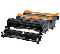 TONER EXPERTE® DR2200 Tambour + 2X TN2220 TN2010 Toner Compatible pour Brother HL-2220 2230 2240 2240D 2250DN 2270DW 2130 2132 2135W FAX-2840 2940 MFC-7360N 7460DN 7860DW DCP-7055 7055W 7060D 7065DN