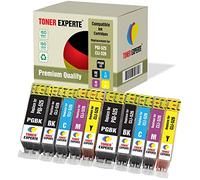TONER EXPERTE Pack 10 XL Compatibles PGI-525 CLI-526 Cartouches d'encre pour Canon MG5150, MG5250, MG5350, MG6150, MG6250, MG8150, iP4850, iP4950, iX6550, MX715, MX885, MX895
