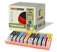 TONER EXPERTE Pack 10 XL Compatibles PGI-550XL CLI-551XL Cartouches d'encre pour Canon iP7150 MG5450 MG5550 MG5650 MG6350 MG6450 MG6650 MG7150 MG7550 MX725 MX925 iP7250 iP8750 iX6850
