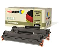 TONER EXPERTE Pack 2 Compatibles CB436A 36A Cartouches de Toner pour HP Laserjet P1505, P1505N, P1506, M1120 MFP, M1120N, M1520, M1522 MFP, M1522N, M1522NF