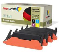 TONER EXPERTE Pack 4 Compatibles Cartouches de Toner pour Samsung CLP-360 CLP-365 CLP-365W CLX-3305 CLX-3305FN CLX-3305W Xpress C410W C460W C460FW C467W CLT-K406S CLT-C406S CLT-M406S CLT-Y406S