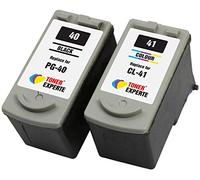 TONER EXPERTE PG40 PG-40 CL41 CL-41 2 XL Cartouches d'encre compatibles avec Canon iP2600 MP140 MP460 iP1800 iP1900 iP2500 MP190 MP210 MP220 MP170 MP180 MP160 MX300 MX310 | Grande Capacité
