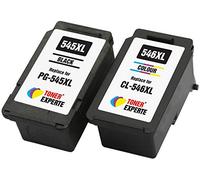 TONER EXPERTE PG545XL CL546XL Cartouches d'encre Remplacement pour Canon 545 546 XL Compatibles avec MG2455 MG2555S MG2920 MG3050 MG2450 IP2800 TS3100 TS3350 TS205 TS3150 1 Noir 1 Couleur