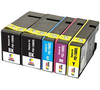 TONER EXPERTE PGI-1500XL 5 XL Cartouches d'encre compatibles pour Canon MAXIFY MB2350 MB2750 MB2755 MB2050 MB2150 MB2155 9182B001 9193B001 9194B001 9195B001 | Grande Capacité