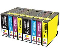 TONER EXPERTE PGI-2500XL 8 XL Cartouches d'encre compatibles pour Canon MAXIFY MB5350 iB4050 MB5050 MB5150 MB5450 iB4150 MB5455 MB5155 9254B001 9265B001 9266B001 9267B001 | Grande Capacité