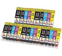 TONER EXPERTE PGI-525 CLI-526 25 XL Cartouches d'encre compatibles pour Canon MG5350 MG5250 MG5150 MG6150 MG6250 iP4850 iP4950 MX895 MX885 MX715 iX6550 MG8150 MG8250 | Grande Capacité