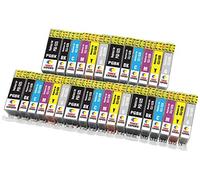 TONER EXPERTE PGI-525 CLI-526 30 XL Cartouches d'encre compatibles pour Canon MG6150 MG6250 MG8150 MG8250 | Grande Capacité