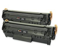 Toner Experte Q2612A 12A Cartouche de Toner Remplacement pour HP Q2612A FX10 Compatibles pour LaserJet 1020 1018 1022 3055 M1005 MFP Canon LBP-2900 (2 Noir)