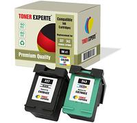 TONER EXPERTE® Remplacement pour HP 337 343 2 Cartouches d'encre compatibles avec Photosmart 2500 2570 2573 2575 C4100 C4110 C4140 C4150 C4180 D5160 8049 Officejet 6300 6310 6315 | Grande Capacité