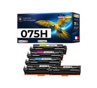 Toner Générique 075H CRG075H compatible Canon i-SENSYS LBP 646Cdw MF 664Cdw - Pack 5 - Multicolore - 2x3200/3x2500 pages - Puce