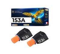 Toner Générique W1530A 153A Noir 2 x 2500 pages compatible HP LaserJet Tank 1020w 1502w 2502dw