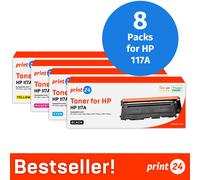 Toner HP 117A Multipack BK/C/M/Y 8 pièces
