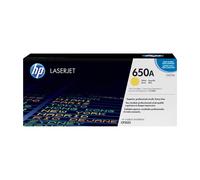 Toner HP 650A cartouche d'origine - Jaune - CE272A
