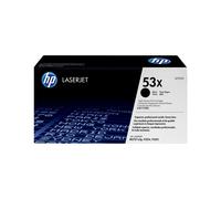 Toner HP LaserJet Q7553X Noir Original Haute Capacité (XL) 7000 pages ISO/IEC 19752 - Imprimantes compatibles HP 53 - 390x122x196mm - 1kg