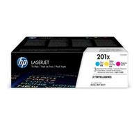HP Cartouches toner 201X (CF253XM) – Pack 3 couleurs Cyan/Magenta/Jaune - Grande capacité Originales