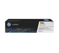 Toner jaune HP CE 312A 1000 pages.