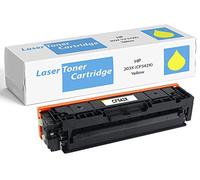 Toner jaune XL haute capacité (neuf, non recyclé) CF542X 203X compatible avec Imprimantes HP Color Laserjet Pro M254dw M254nw MFP M280nw M281fdn M281fdw CF542A 203A Cartouche de rechange