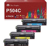 Toner Kingdom CLT-P504C Cartouches de Toner Compatible pour Samsung CLT-P504C K504S pour Xpress C1860FW C1810W CLX-4195FW CLX-4195FN CLX-4195N CLP-415N CLP-415NW (K504S C504S M504S Y504S, 4-Pack)