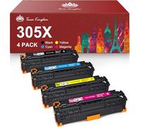 Toner Kingdom Remanufacturée Cartouche de Toner Compatible pour HP 305X pour HP Laserjet Pro 400 Color MFP M475dn MFP M475dw M451dn M451nw M451dw Pro 300 Color MFP M375nw