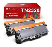 Toner Kingdom TN2320 Toner Compatible pour Brother TN2320 TN2310 Toner pour DCP-L2520DW DCP-L2500D MFC-L2700DW HL-L2300D HL-L2340DW HL-l2365DW MFC-L2740DW MFC-L2720DW MFC-L2700DN (Nior, Pack de 2)