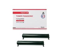 TONER KX-FA76X KX-FA76 KXFA76X KXFA76 Noir x2 x 2 Compatible pour PANASONIC- Panasonic KX-FI 500 Series KX-FI 501 KX-FI 502 KX-FI 503 KX-FI 523