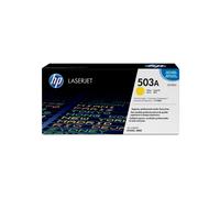 Toner LaserJet HP 503A (Q7582A) Jaune Original, Rendement Standard 6000 pages, Compatible HP, 430 x 120 x 205 mm, 1.2 kg