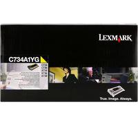 C734A1YG LEXMARK C734DN CARTOUCHE DE TONER JAUNE