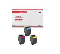 TONER MC2535 C232C0 C232M0 C232Y0 MC 2535 couleur x 3 Compatible pour LEXMARK- C 2325dw, C 2425dw, C 2535dw, MC 2325adw, MC 2425adw, MC 2535adwe, MC