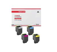 TONER MC2535 C232K0 MC 2535 Multi-couleurs x 4 Compatible pour LEXMARK- C 2325dw, C 2425dw, C 2535dw, MC 2325adw, MC 2425adw, MC 2535adwe, MC