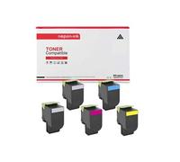 TONER MC2535 C232K0 MC 2535 Multi-couleurs x 5 Compatible pour LEXMARK- C 2325dw, C 2425dw, C 2535dw, MC 2325adw, MC 2425adw, MC 2535adwe, MC