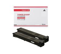 TONER MX-31GTBA Noir (x2) x 2 Compatible pour SHARP- Sarp MX-2301 N MX-2600 N MX-3100 N