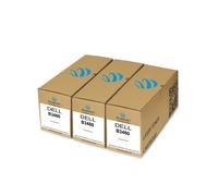 Toner noir compatible avec Dell B3460dn B3465dnf - 3x B3460, 593-11167